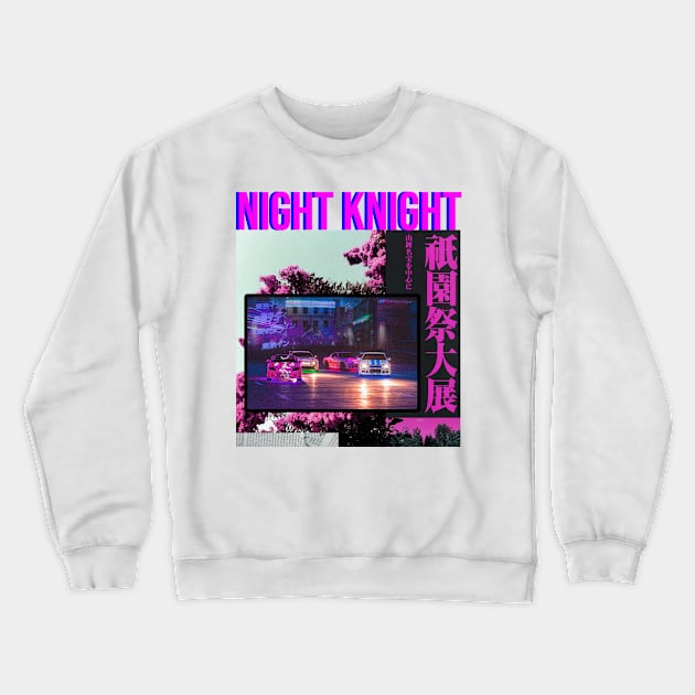 Night Knight Drift FF Live Crewneck Sweatshirt by gtr